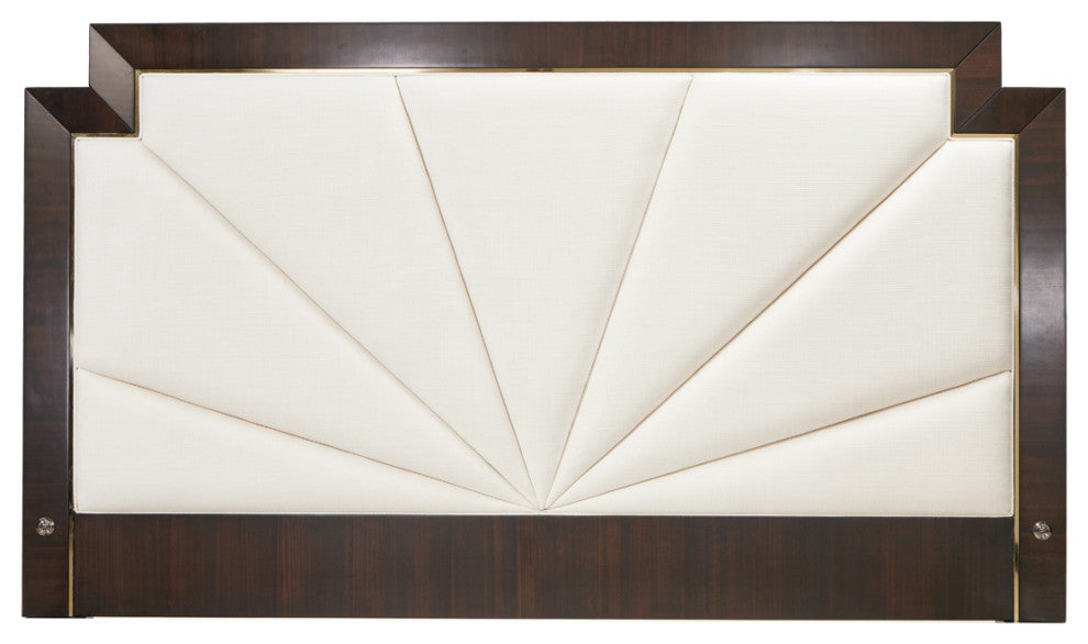 Belmont Place Eastern King Panel Bed Cream/Espresso