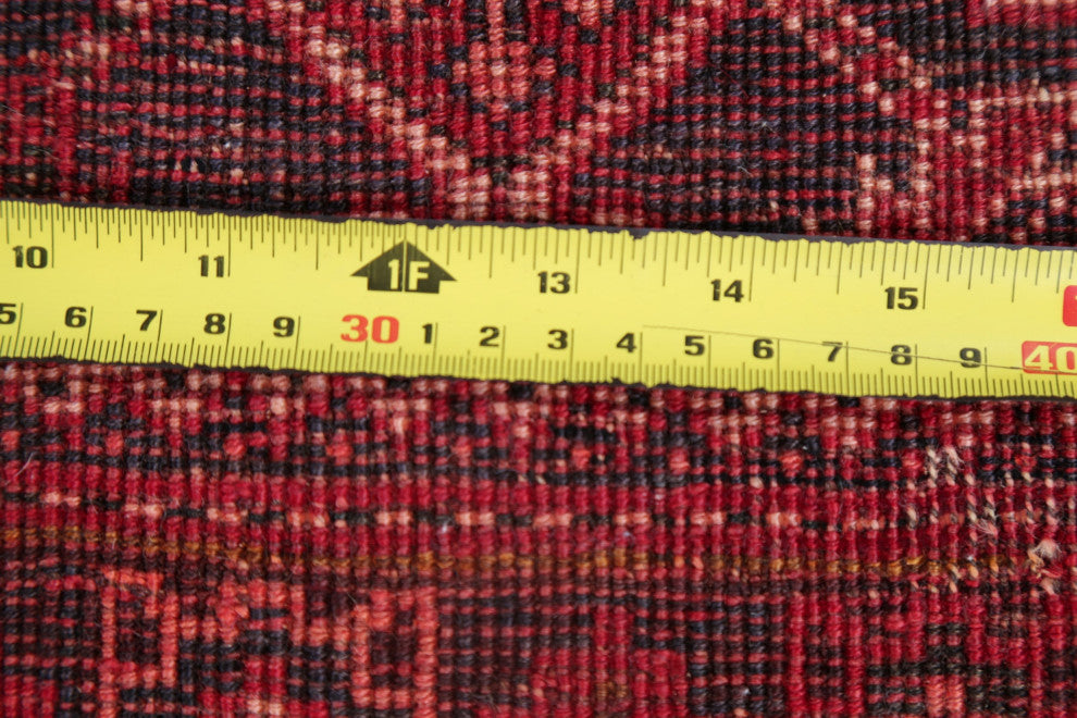 Consigned, Oriental Vintage Traditional Hand-Knotted Persian Area Rug, Red, 6x9