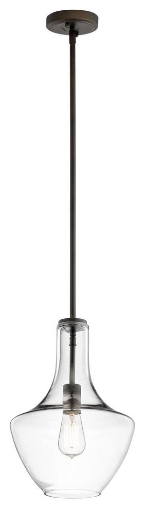 Kichler Everly One Light Pendant 42141OZCLR
