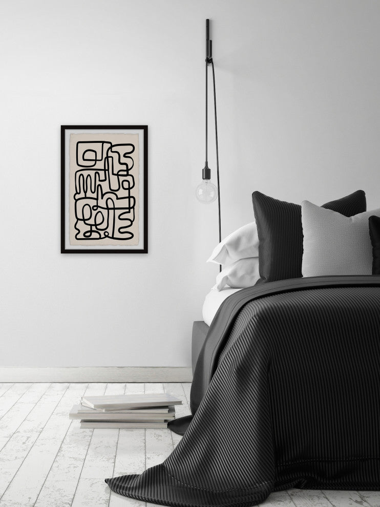 "Critical Guide" Framed Painting Print, 24x36