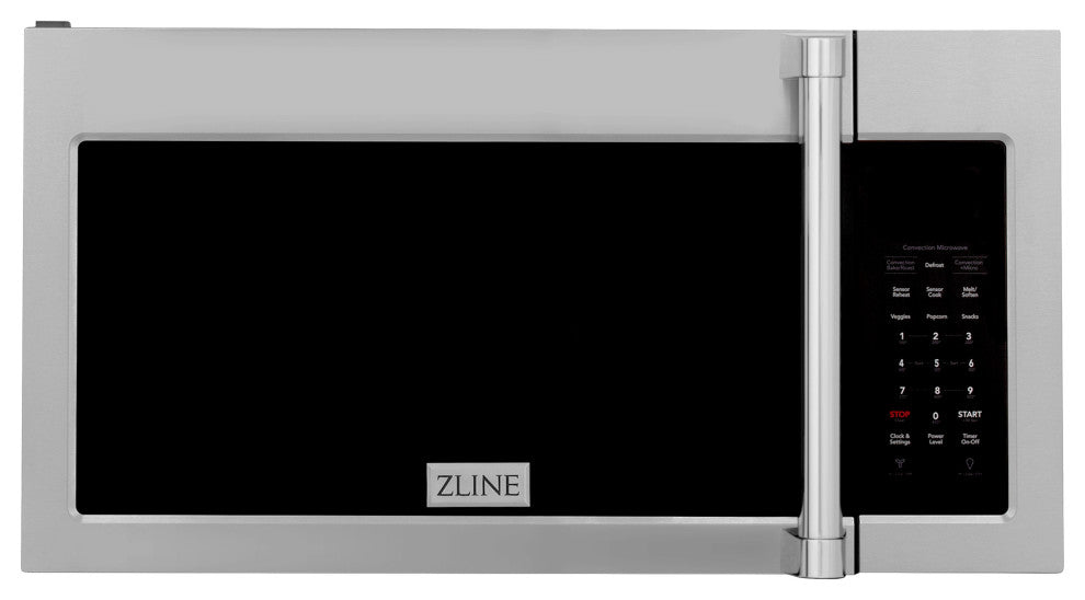 ZLINE 30" Over the Range Microwave Traditional Handle and Charcoal Filters