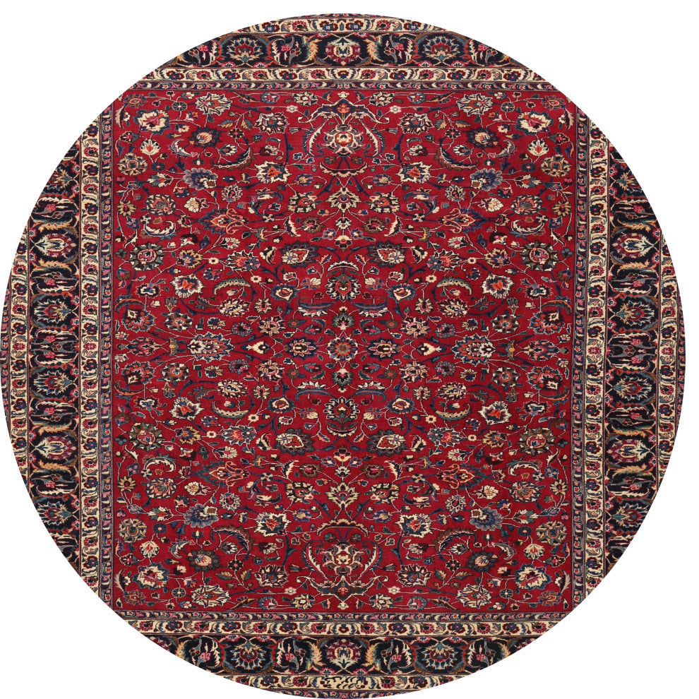 Ahgly Company Indoor Round Traditional Area Rugs, 3' Round