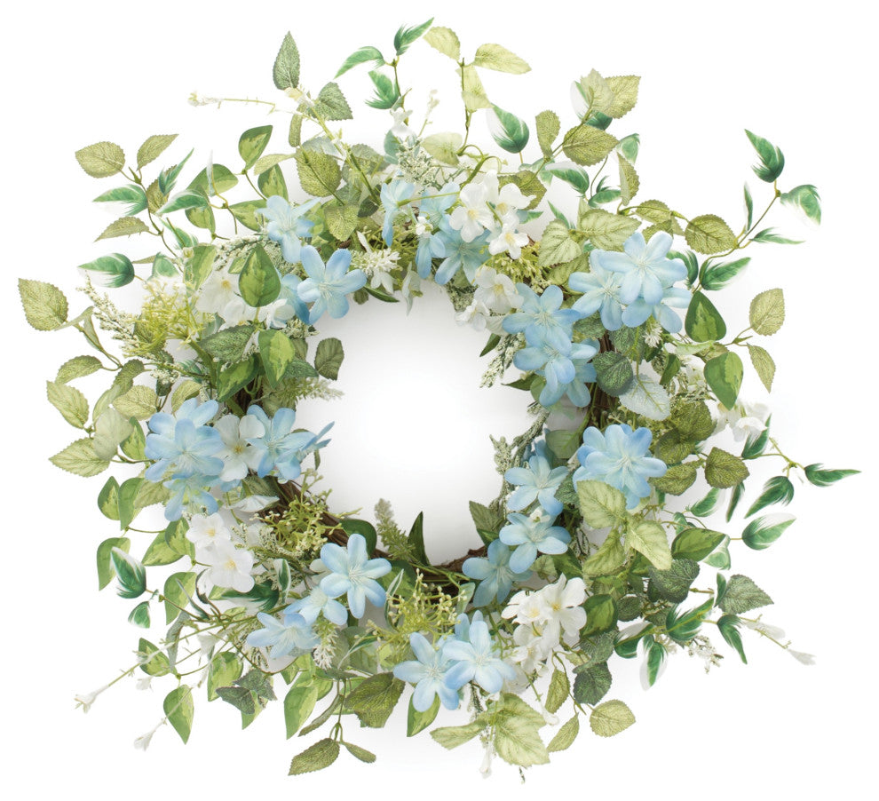 Mini Blossom Floral Wreath 23"D
