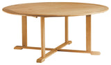 Oxford 67in Round Dining Table, Teak