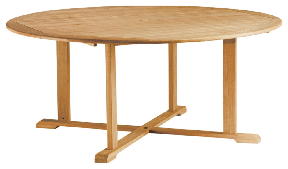 Oxford 67in Round Dining Table, Teak
