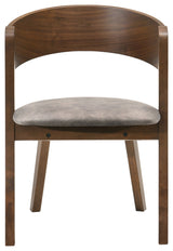 Cirque Jackie 5-Piece Walnut Dining Set