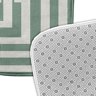 34" x 21" Greek New Key Bathmat, Sage