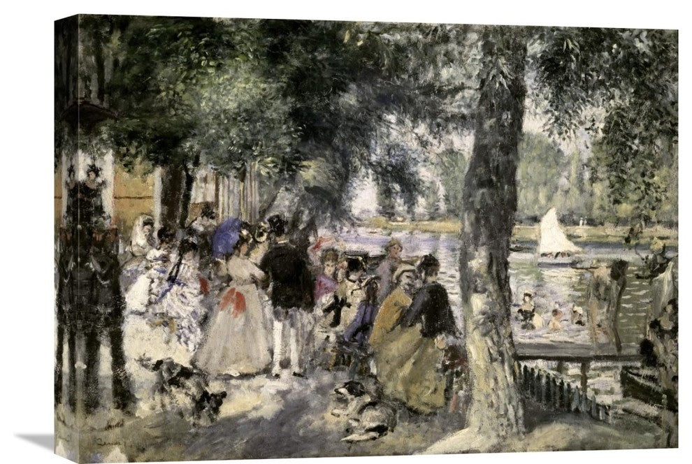 "La Grenouilliere - Bathers In The Seine" Artwork, 22"x16"