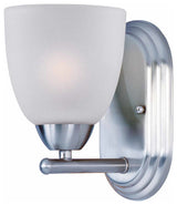 Maxim 11311 Axis 5"W Bath Light - Polished Chrome / Frosted Glass