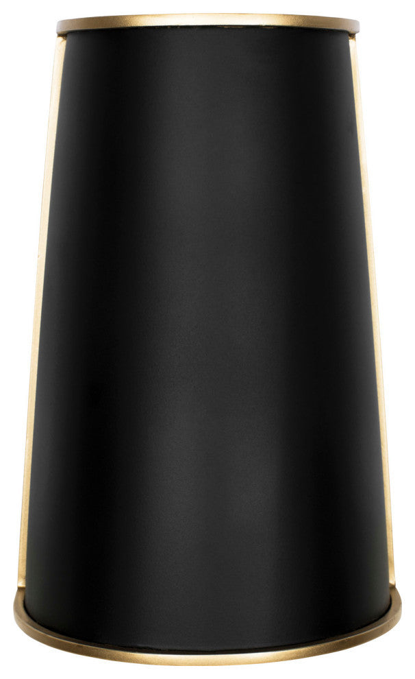 Coco 2-Lt  Sconce - Matte Black/French Gold