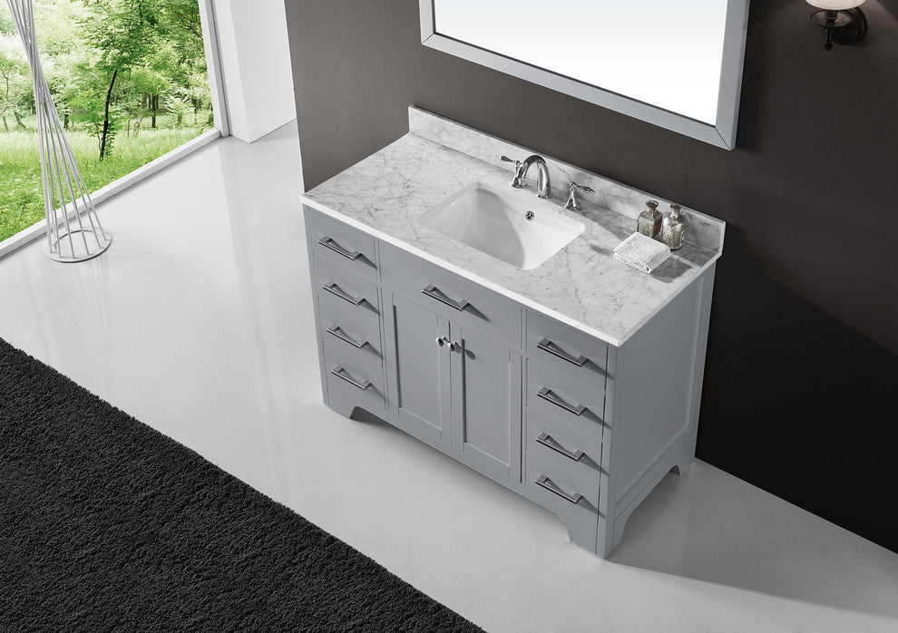 48" Single Sink Bathroom Vanity Base