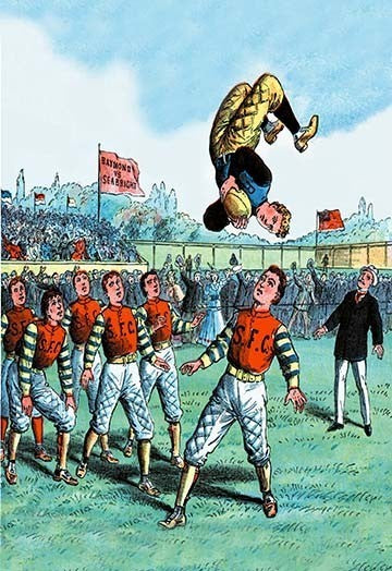 Rugby Flip - Canvas Poster 20" x 30"