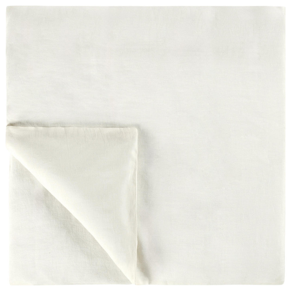 Paloma Hemp Fabric Duvet by Kosas Home, Ivory, Queen