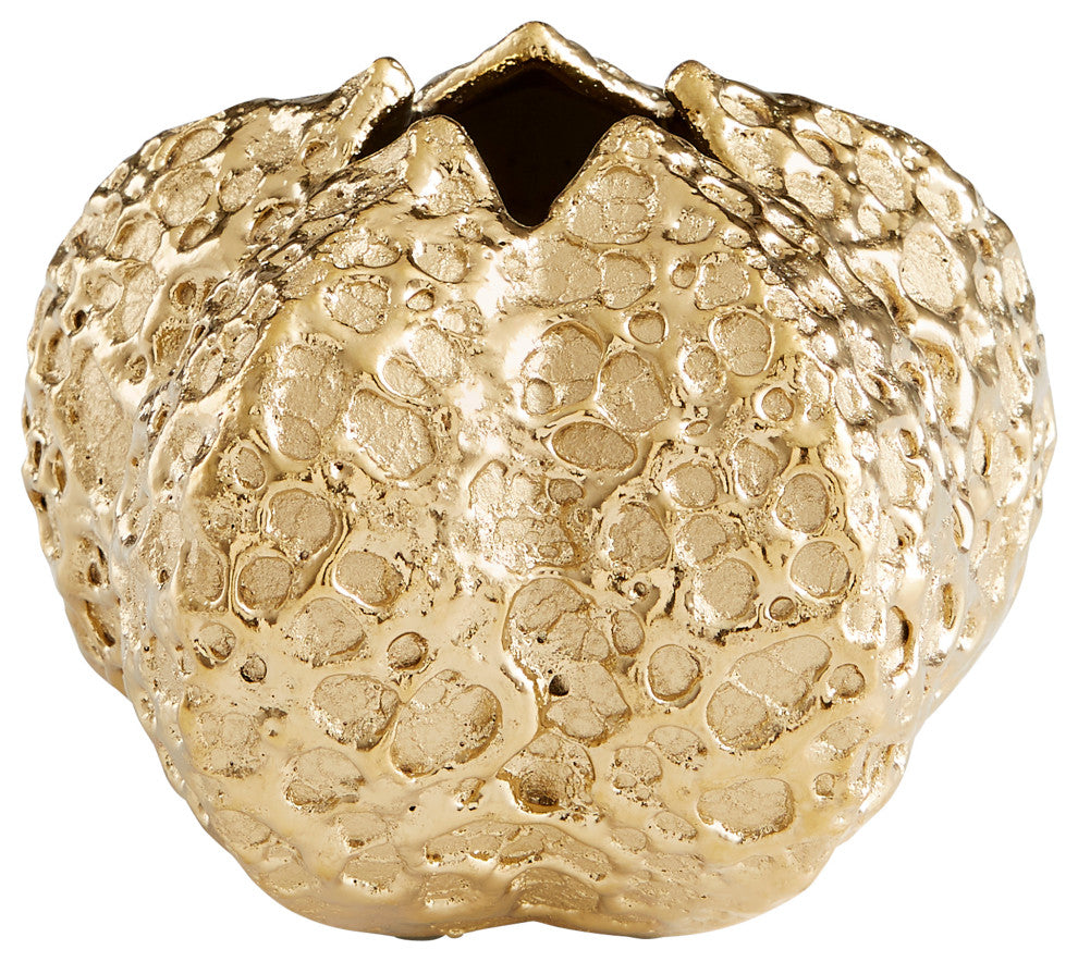 Cyan Design Pores Vase, Gold, 4"