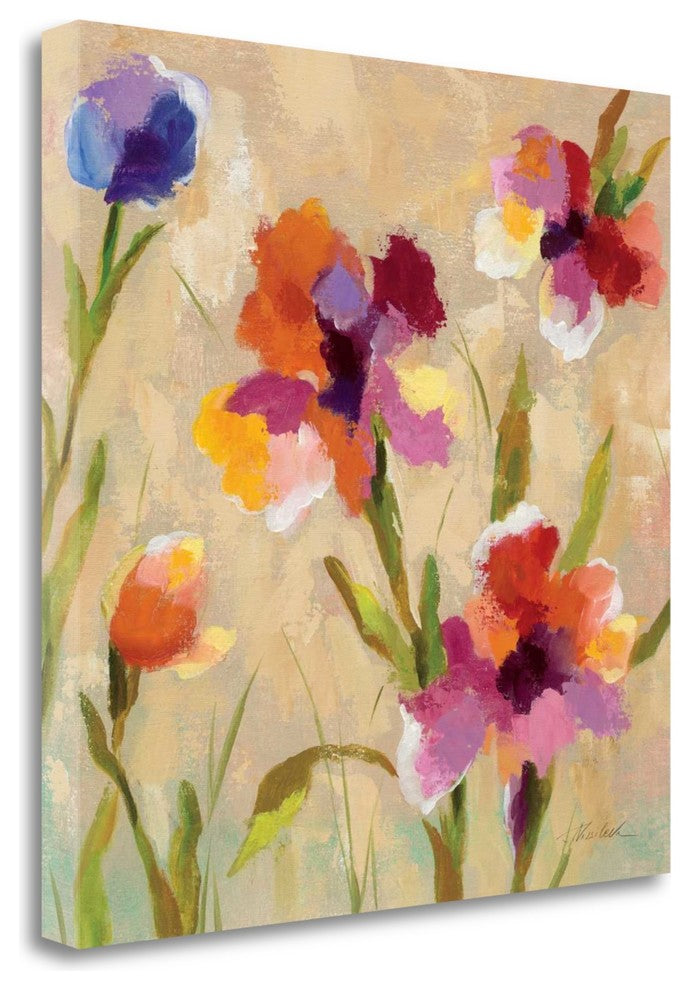 "Bold Bright Flowers III" By Silvia Vassileva, Giclee on Gallery Wrap Canvas