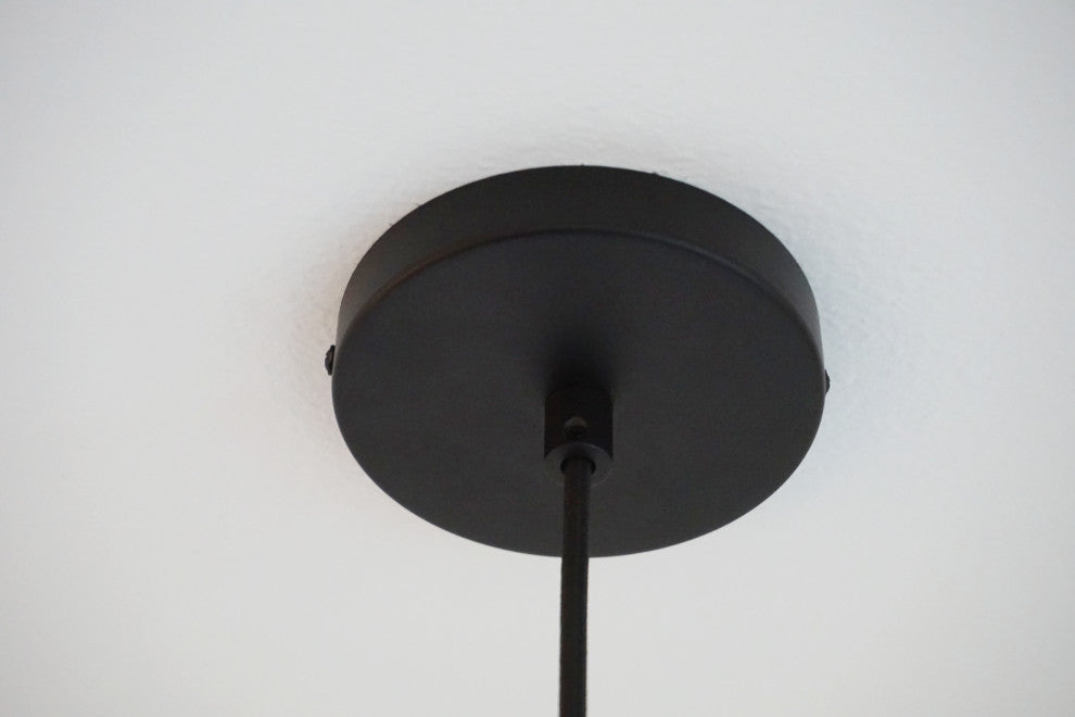 Modern Dome Pendant Light- Black