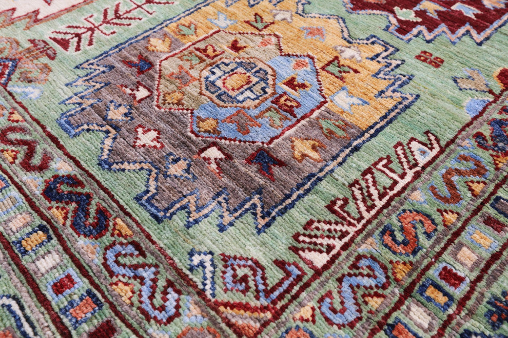 5' 0" X 6' 5" Fine Turkmen Ersari Handmade Rug Q11289