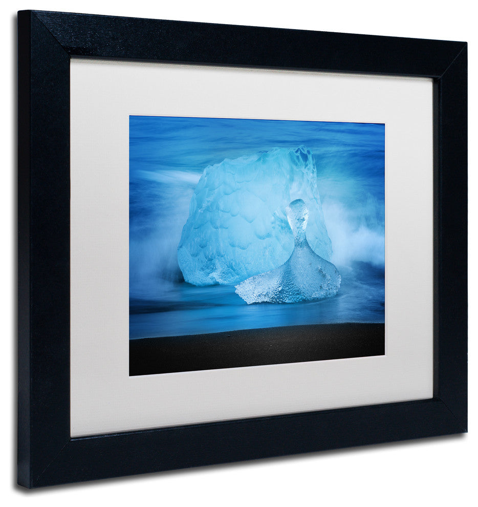 Philippe Sainte-Laudy 'Blue Jewel' Matted Framed Art
