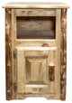 Glacier Country End Table with Door, Left Hinged