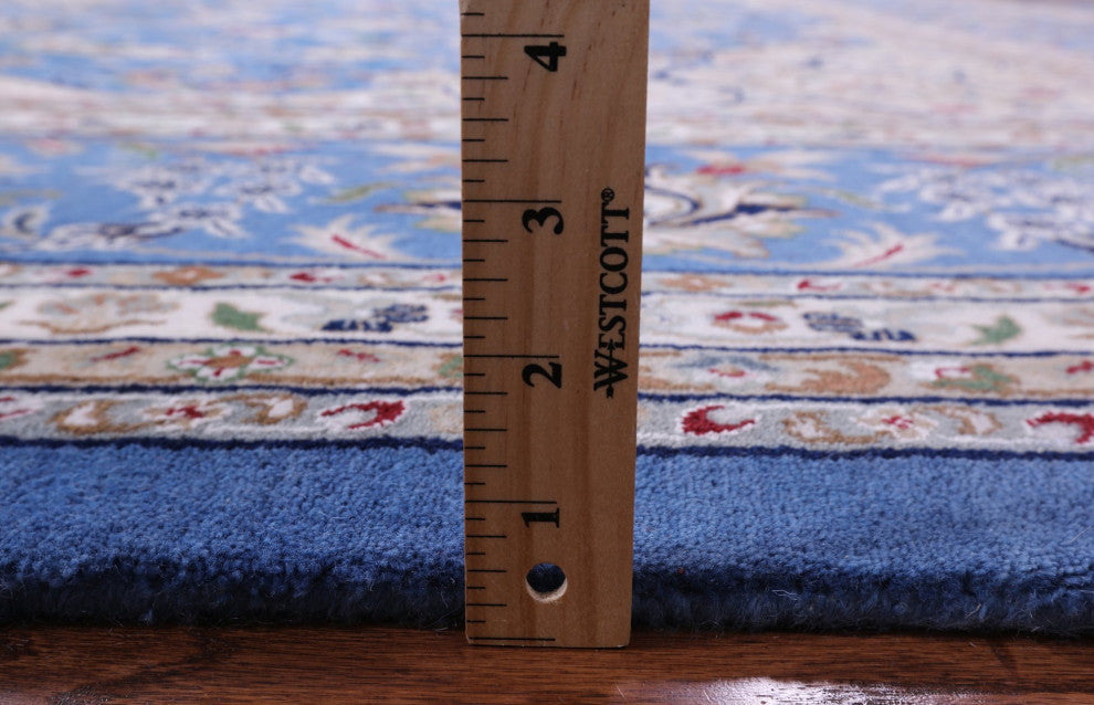 Persian Nain Wool and Silk Handmade Rug 11' 9" X 15' 3" Q6133