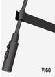 VIGO Edison Pro 20" H Single Handle Pull-Down Sprayer Kitchen Faucet, Matte Black