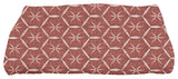 Button Up,Geometric Print Bath Towel,Maroon, 28 x 58"