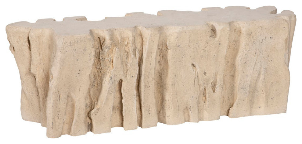 Freeform Root Bench, Roman Stone