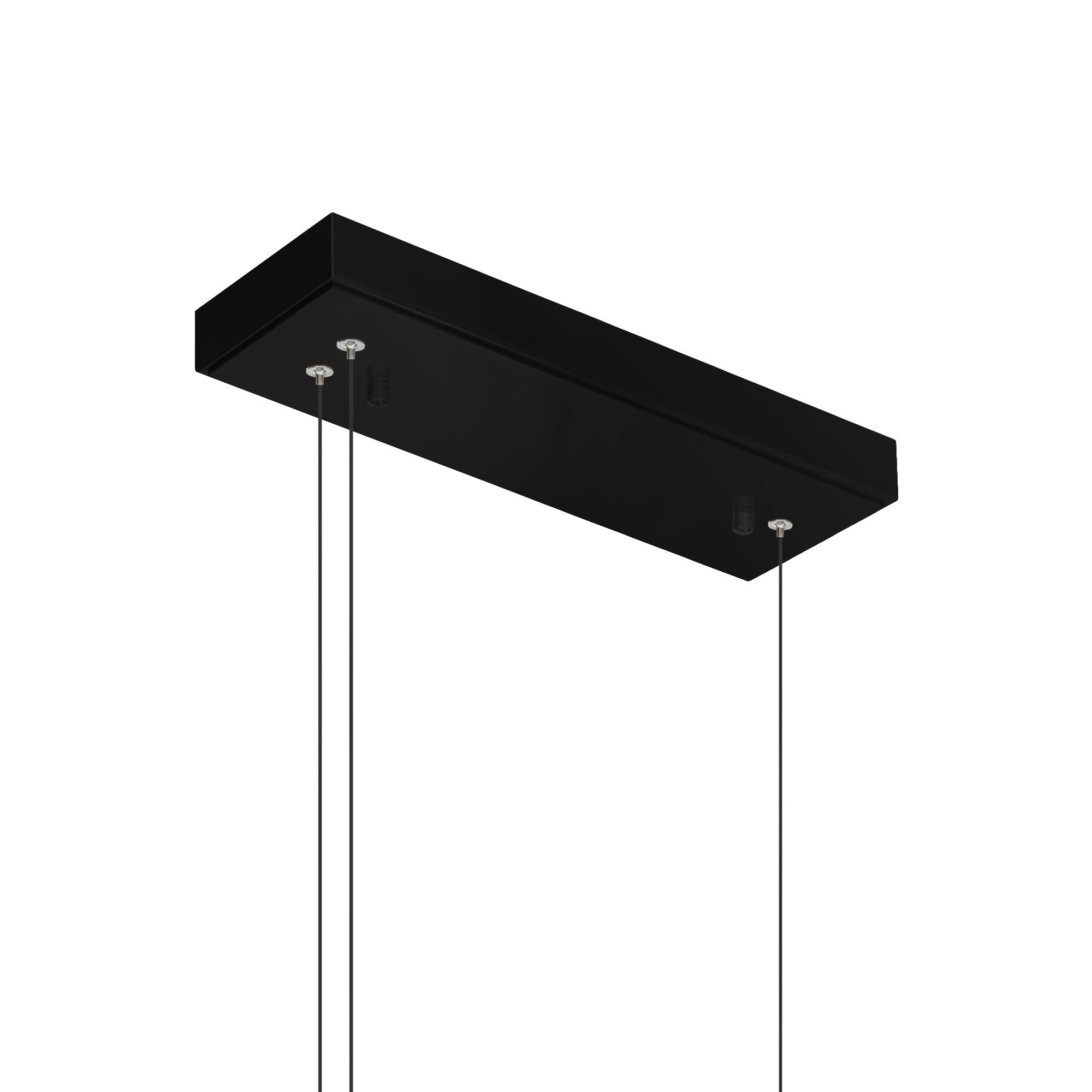 Candora Integrated LED Chandelier, Black, 50 Inches