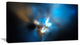Mystic Green Fractal, Abstract Wall Art Canvas, 32x16