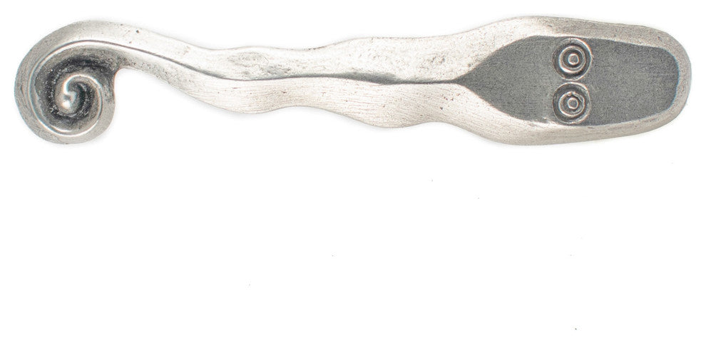 Gator Pewter Cabinet Hardware Pull Hawk Hill Hardware, Polished Pewter