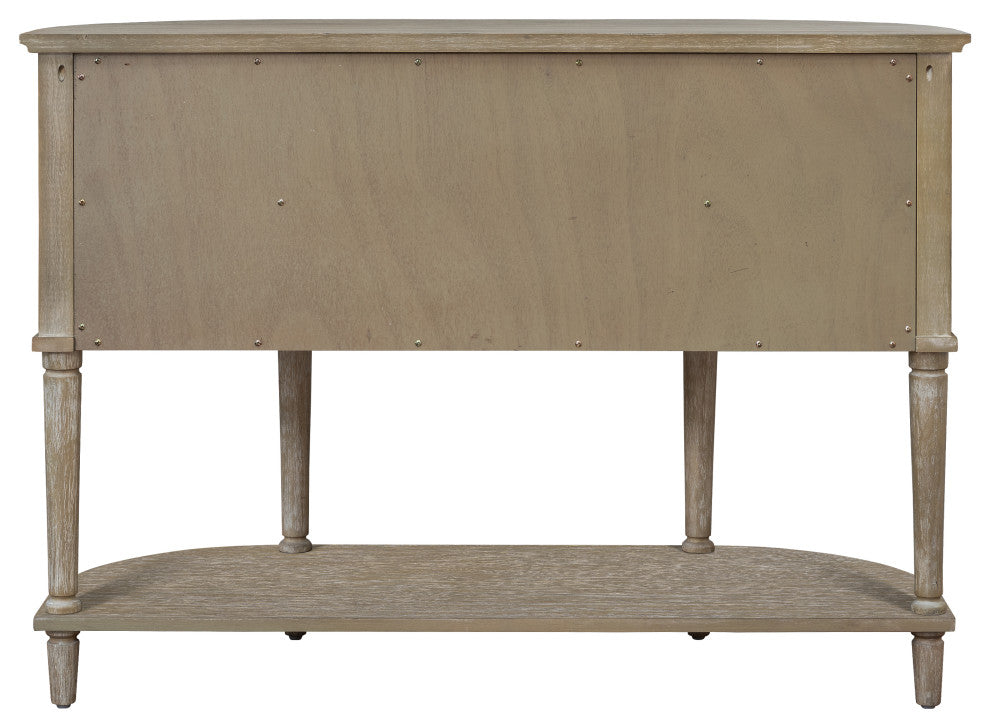Martha Stewart Ayanna Accent Cabinet With Lower Shelf, Reclaimed Wheat