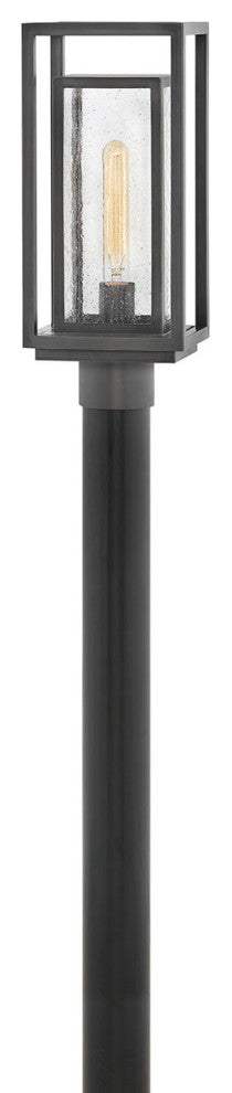 Hinkley Republic Medium Post Top Or Pier Mount Lantern, Oil Rubbed Bronze