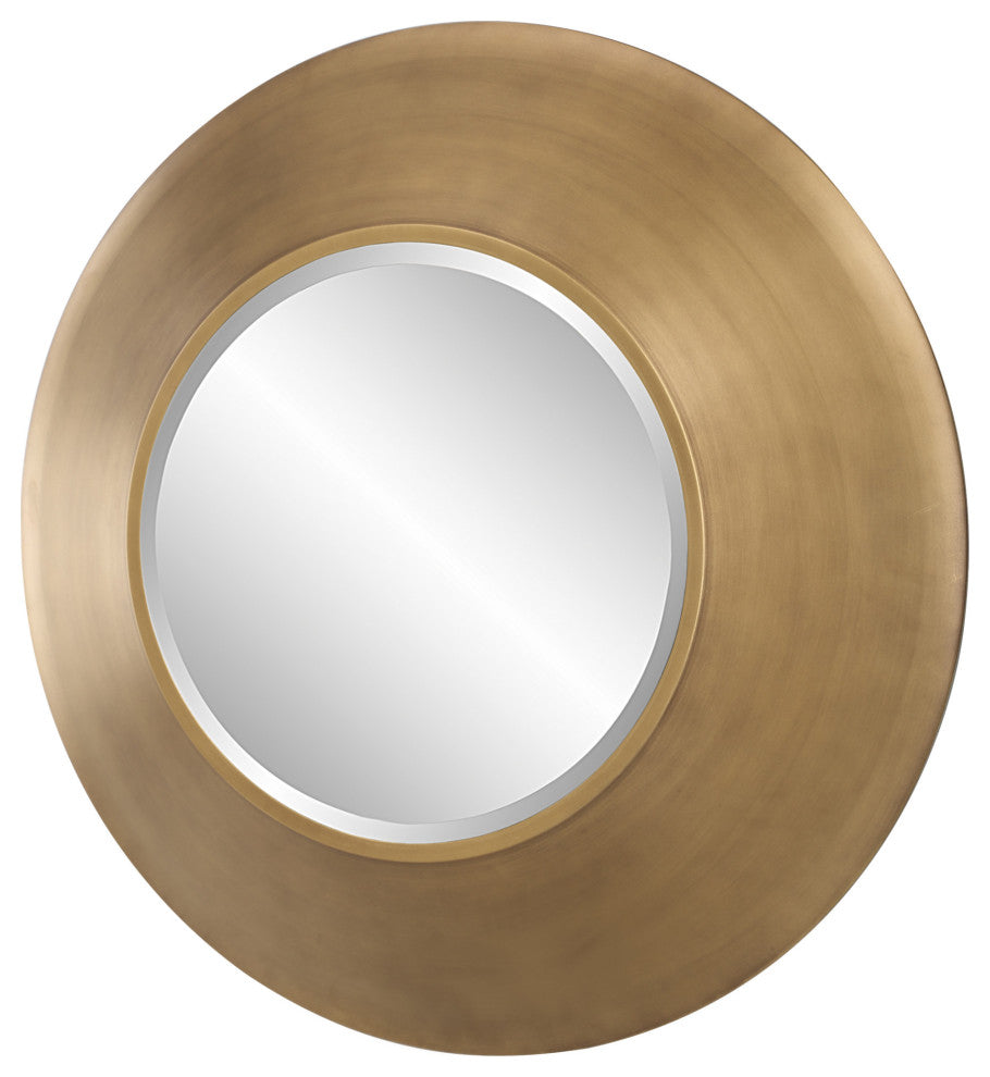 Uttermost 09959 Contessa 29-1/2" Diameter Circular Framed - Antiqued Gold