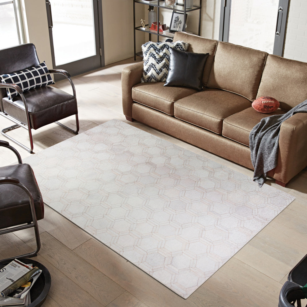 Indoor/Outdoor Stetson SS1 Linen Machine Washable 3' x 5' Rug