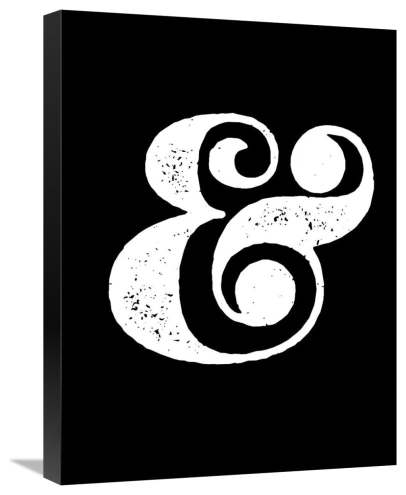 "Ampersand Poster Black" Fine Art Print