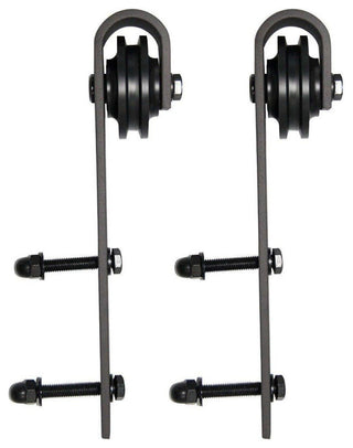 Barn Bypass Doors 84 x 96 | Planum 0012 Oak with  | Sturdy 8ft