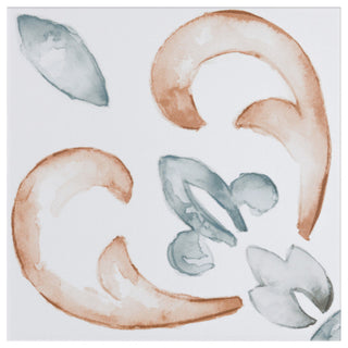 Saint Germain Chaud Deco Flore Porcelain Floor and Wall Tile