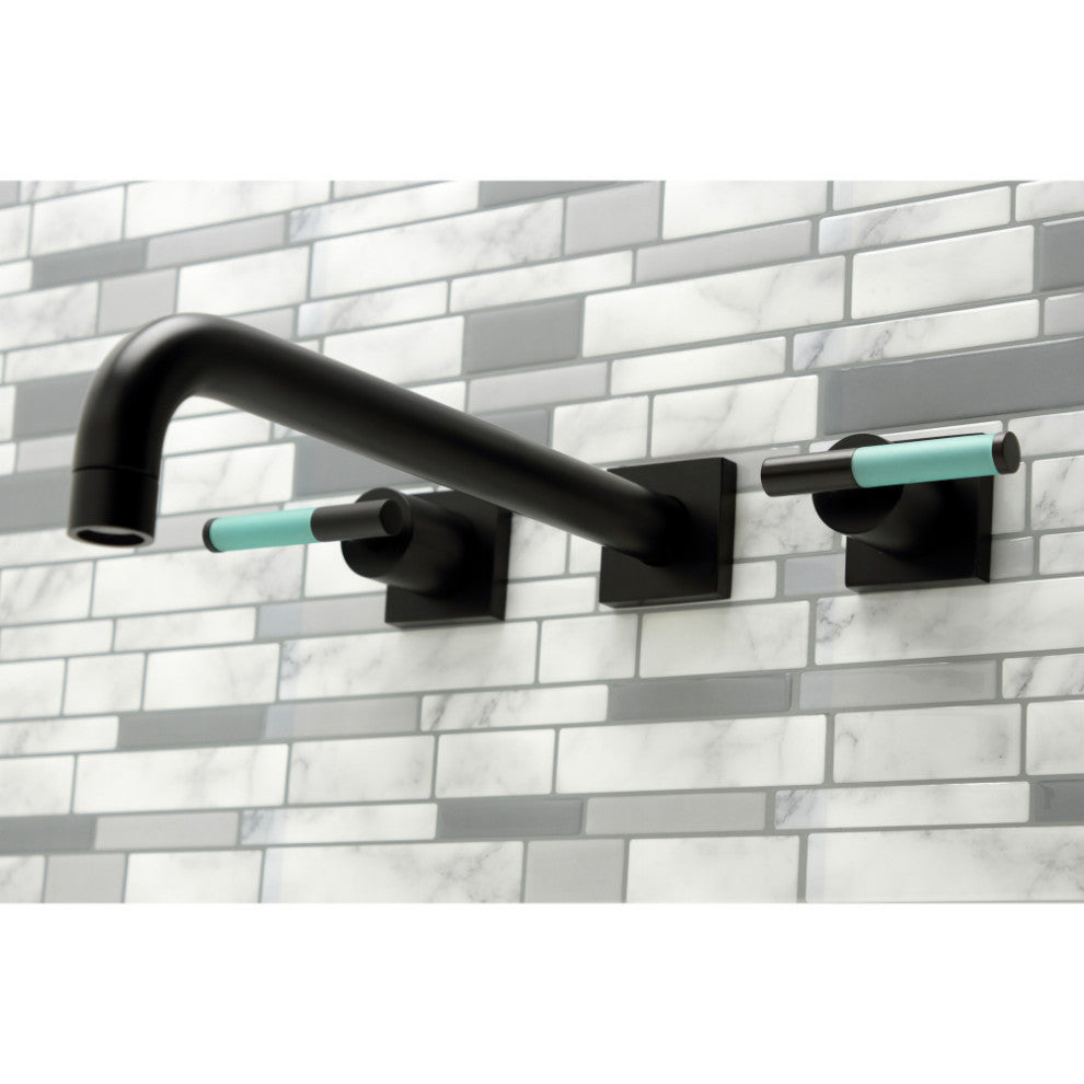KS6050CKL Wall Mount Tub Faucet, Matte Black