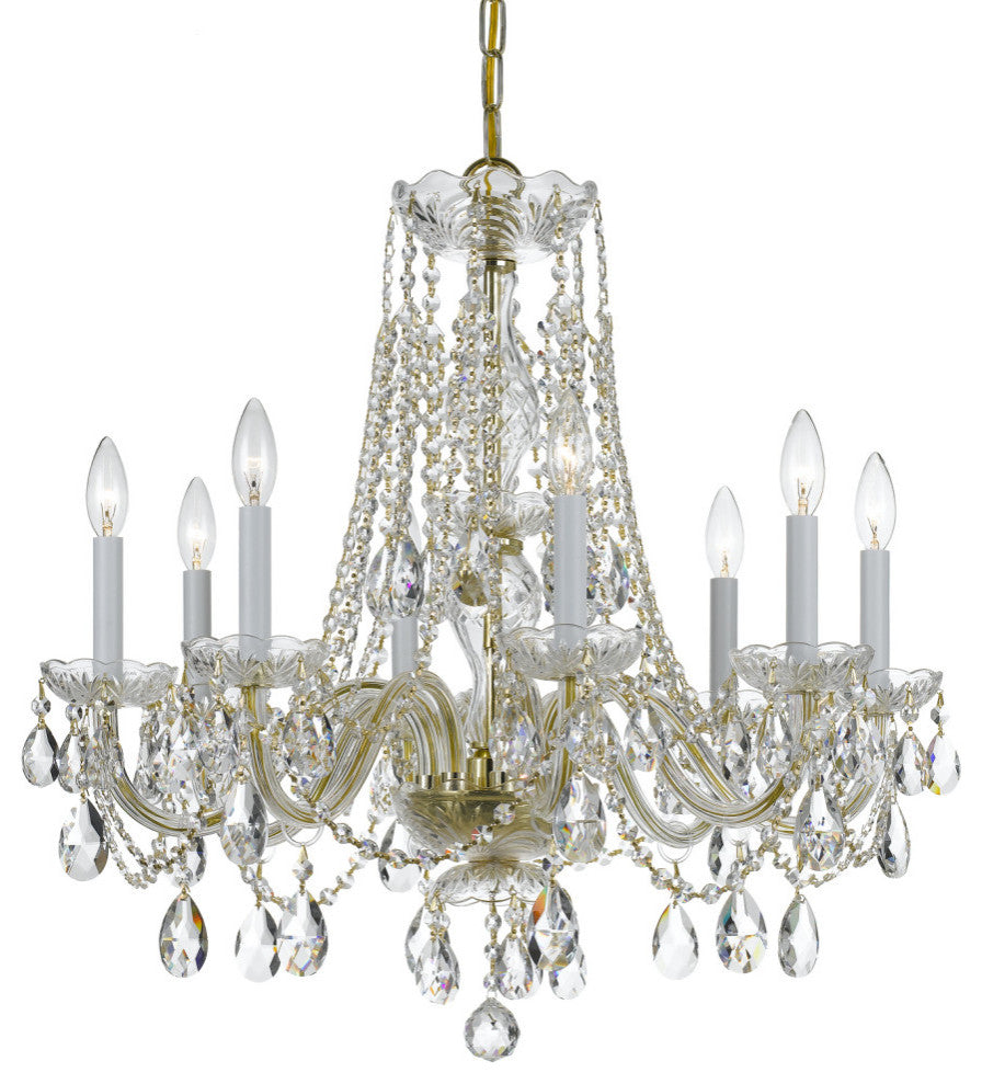 Crystorama Traditional Crystal 8-Light Chandelier