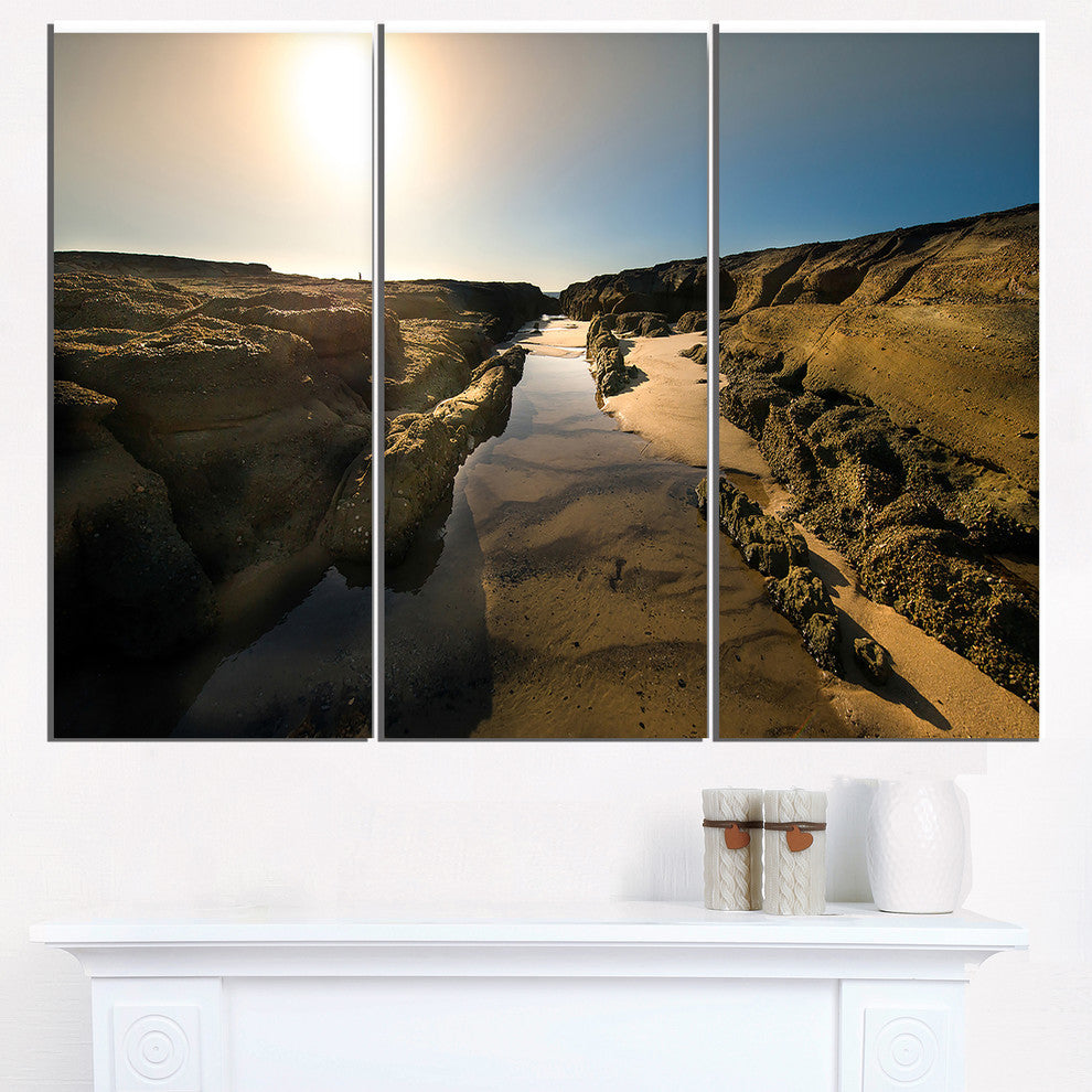 "Beautiful Landscape at Norah Head" Metal Wall Art, 3 Panels, 36"x28"