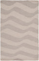 Surya Sheffield Market SFM-8010 2'6"x8' Rug, Medium Gray/Light Gray