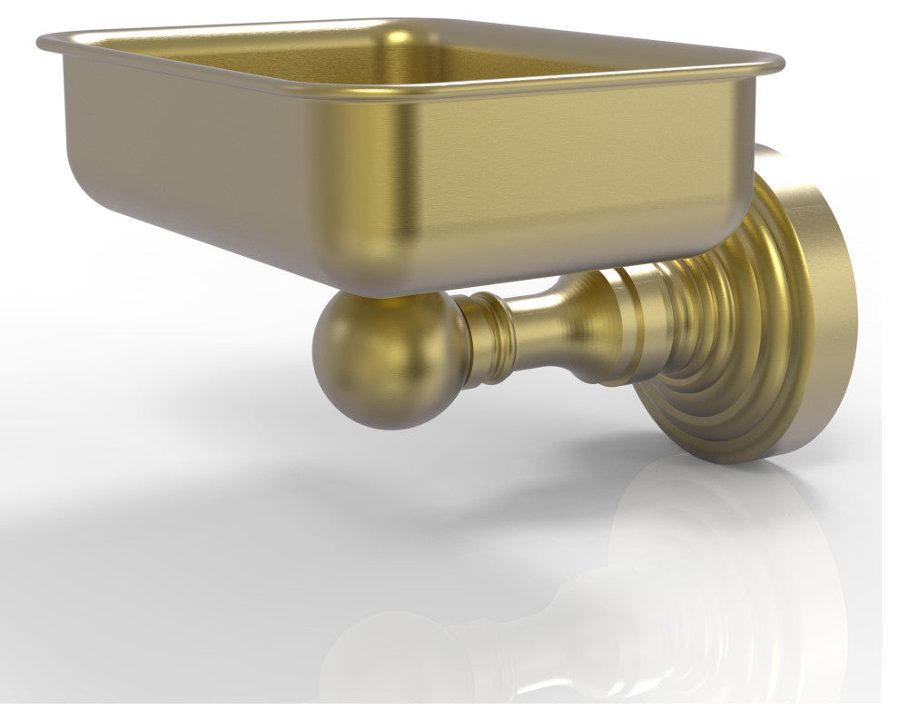 Waverly Place Wall-Mount Soap Dish, Satin Brass