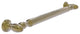 16" Grab Bar Smooth, Unlacquered Brass