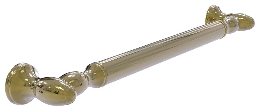16" Grab Bar Smooth, Unlacquered Brass