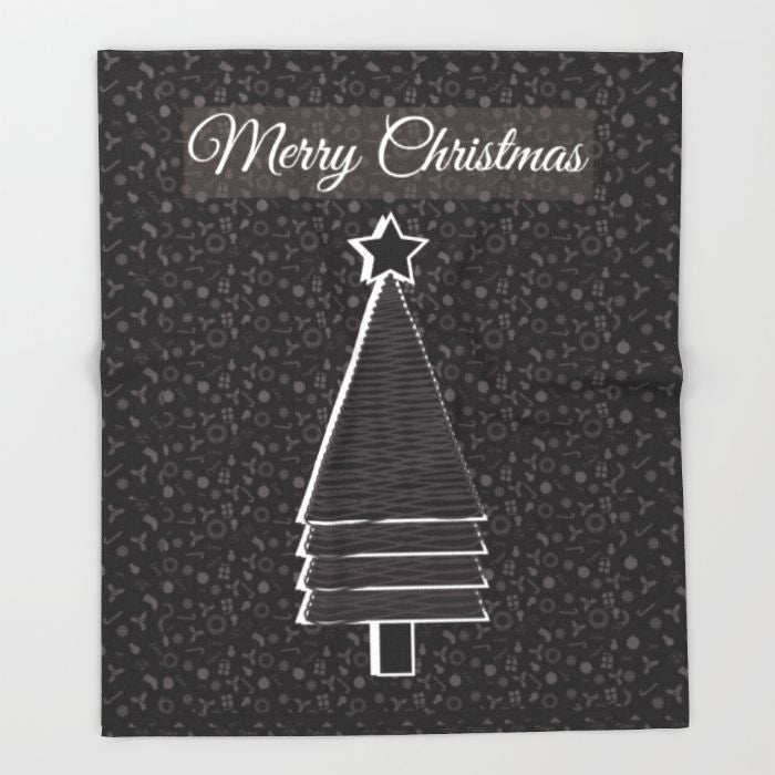 Christmas Tree Throw Blanket, Twin