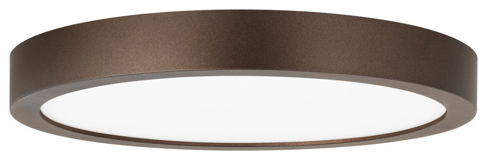 Sunlite LED 7-Inch Round Ceiling Light Fixture, 14W, 4000K Cool White, Bronze, B