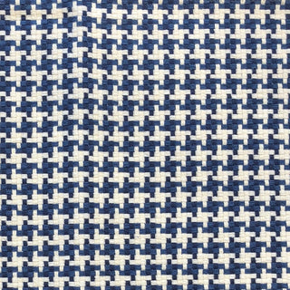 Mezmerize Blue, Beige and Black Luxury Throw Pillow, 20"x20"