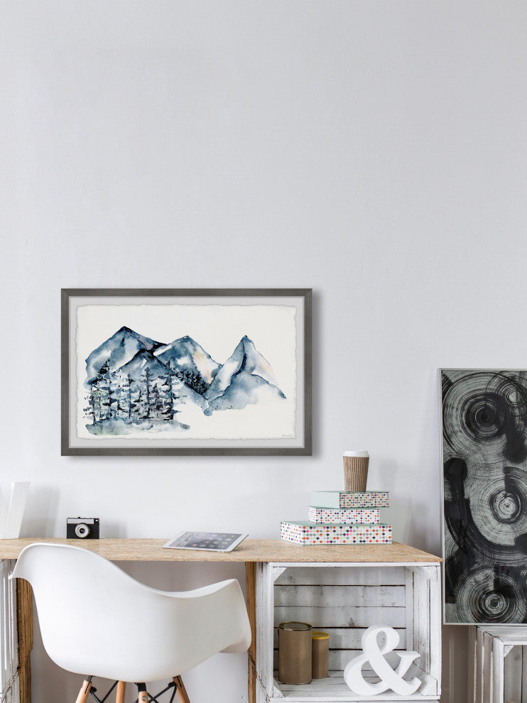 "The Snow Lane" Framed Painting Print, 18x12
