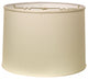 14" Ivory Throwback Drum No Slub Lampshade