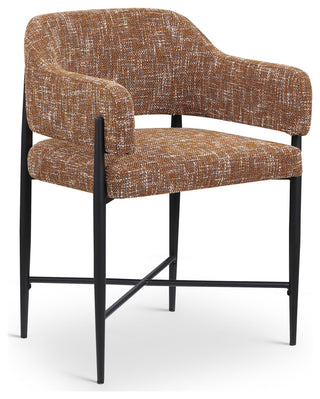 Dame Upholstered Dining Chair, Cognac